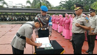  Kapolres Inhil Pimpin Upacara Sertijab