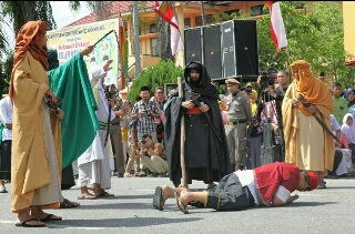 Bupati Siak Pimpin Pawai Taaruf