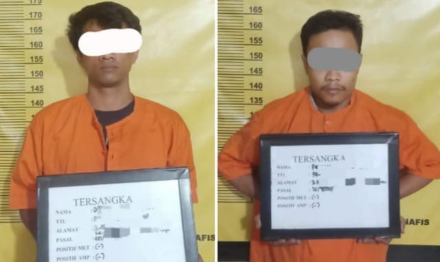Polisi Tangkap Dua Pelaku Pencurian Spesialis Bobol Rumah di Pekanbaru