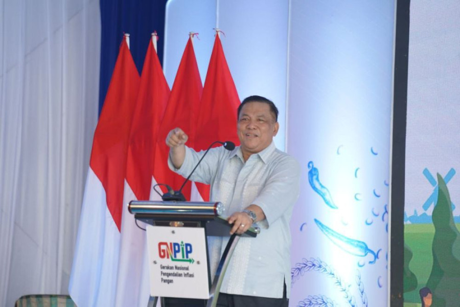 Pj Gubri SF Hariyanto Bersama BI Launching GNPIP Wilayah Sumatera