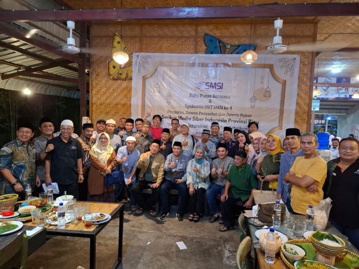 SMSI Riau Gelar Buka Puasa Bersama, Luna: Semoga Kekompakkan Kita Terus Terjaga