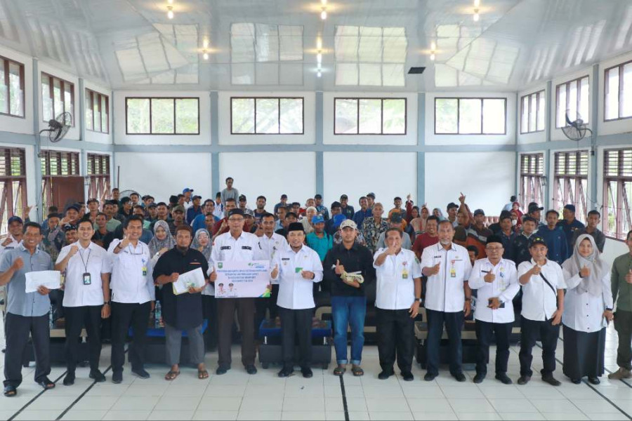 Ratusan Pekebun Sawit di Siak Terlindung Program BPJS Ketenagakerjaan