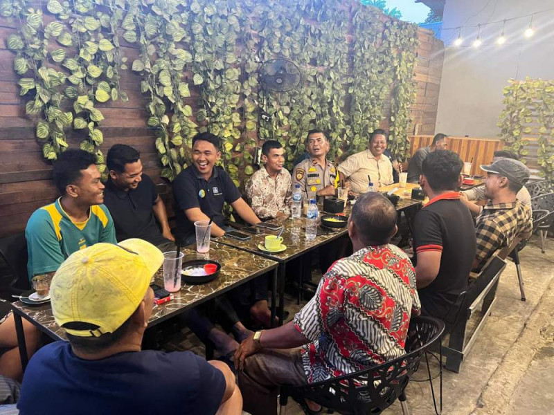 Kapolsek Tambusai Utara Sosialisasi dan Edukasi Pilkada Damai 2024