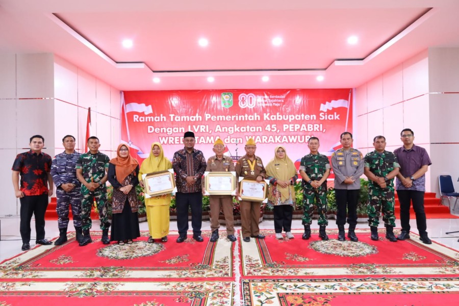 Pemkab Siak Gelar Ramah Tamah dengan LVRI, Angkatan 45, PEPABRI, Wredatama, dan Warakawuri