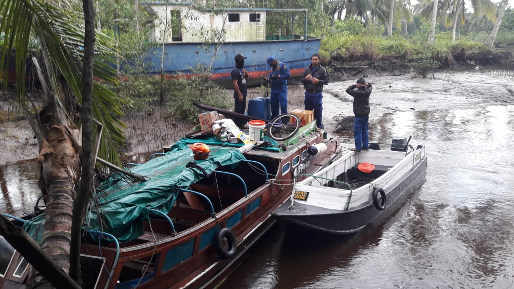 Langgar Tunggul, Speedboat Bawa Penumpang Bocor di Perairan Mandah-Inhil