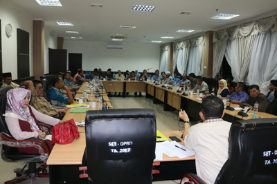 Percepat APBDes, Komisi I DPRD Inhil Gelar RDP Bersama Pihak Terkait