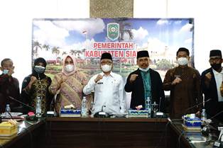 Sekda Siak Terima Kunjungan FPK Riau