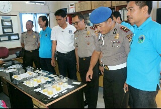 Mendadak, Polres Inhil Lakukan Tes Urine