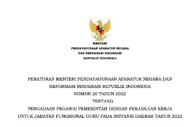 Ini Prioritas Pelamar pada Pengadaan PPPK Guru 2022
