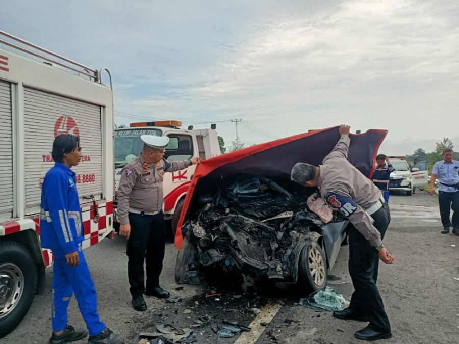 Lagi, Lakalantas Maut di Tol Permai, Sopir dan Penumpang Terindikasi Positif Narkoba