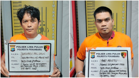 Terlibat Pencurian, Honorer Satpol PP Riau Ditangkap Polisi