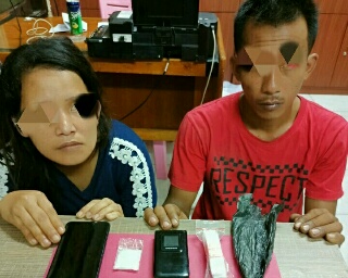 Polres Siak Tangkap 2 Pengedar Narkoba di Dayun  Siak