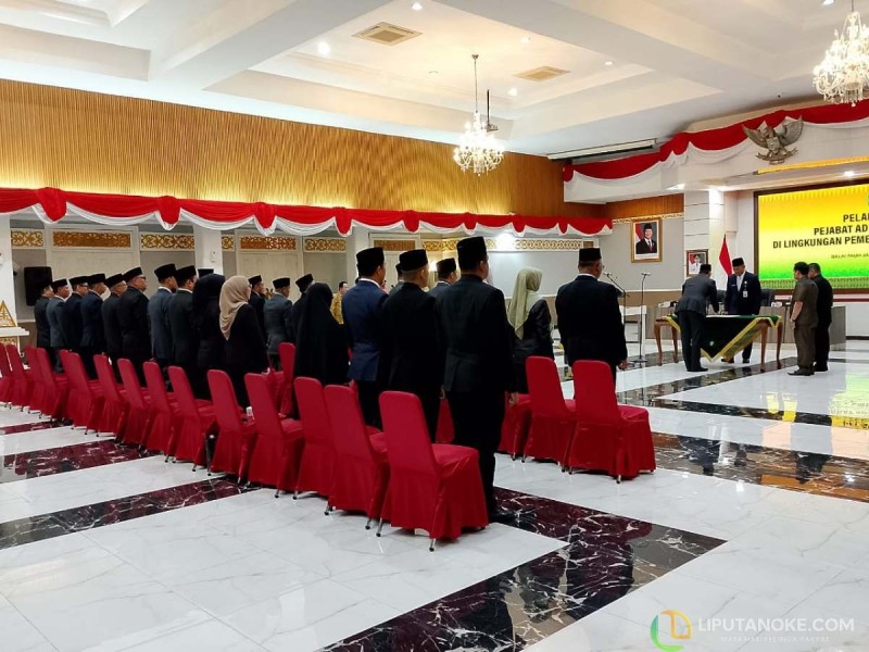 Gubernur Riau Lantik 30 Pejabat Eselon III, Berikut Daftar Namanya