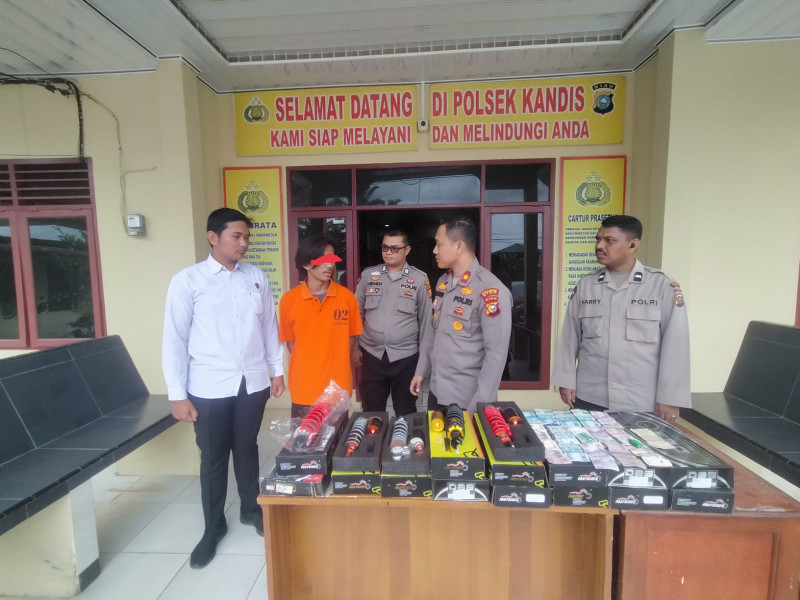 Pelaku Pembobolan Toko Variasi di Kandis Siak Ditangkap Polisi