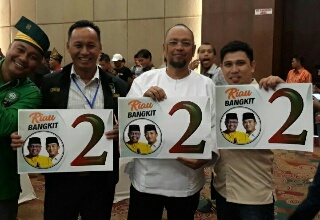 Sah!!! KPU Riau Tetapkan Nomor Paslon Pilgubri Wagubri, Ini Urutannya