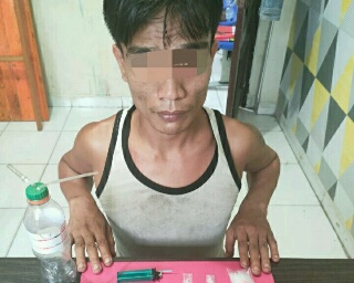 Polres Siak Tangkap 1 Pelaku Diduga Pengedar Sabu di Tualang Siak