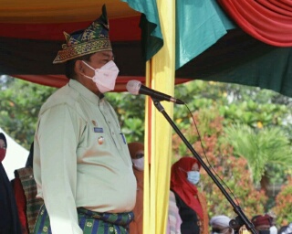 Upacara Puncak HUT ke 22 Siak, Bangkit dari Pandemi Covid-19 Menuju Siak Tangguh, Siak Tumbuh