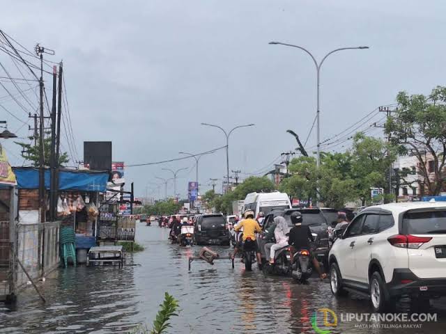 Sungai Meluap, Warga di Riau Mulai Dihantui Banjir