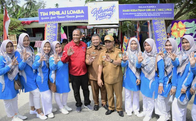 Kelurahan Pematang Pudu Wakili Bengkalis Pada Lomba Gagah, Wabup Berikan Semangat dan Motivasi