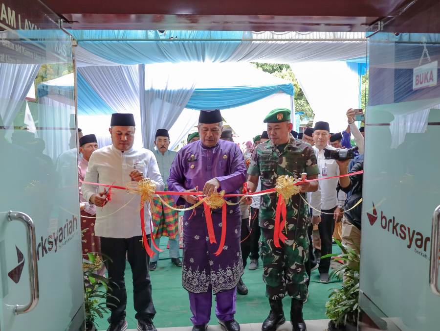 Ekonomi Meningkat, BRK Syariah Siak Hadir di Kampung Belutu Kecamatan Kandis