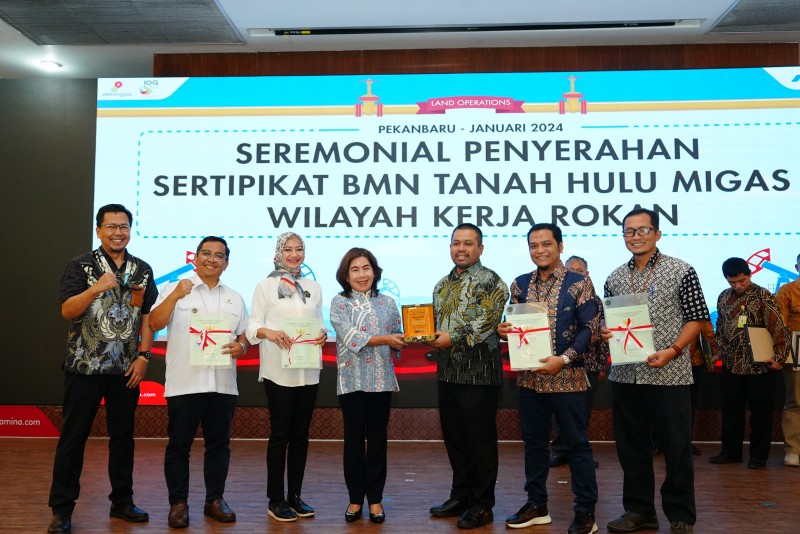 Terima Sertipikat BMN Tanah Blok Rokan dari BPN, PHR Siap Tancap Gas 2024