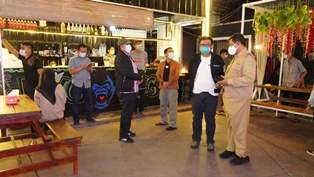 Satgas Covid-19 Razia Sejumlah Cafe di Kota Perawang