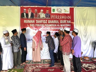 Resmikan Rumah Tahfidz, Abdul Wahid Berharap Lahir Generasi Qur'ani yang Berkarakter & Berilmu