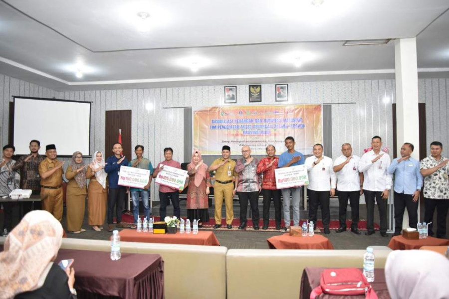 Peduli Pelaku UMKM di Daerah, Pemda bersama OJK Riau dan BRK Syariah Gelar Business Matching serta Literasi Keuangan