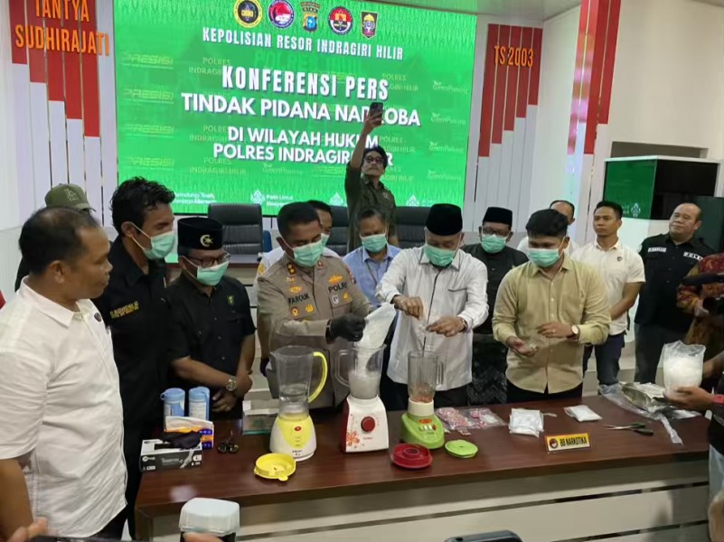 Inhil Darurat Narkoba, Kapolres : Beredar Dengan Paket Kecil dan Murah