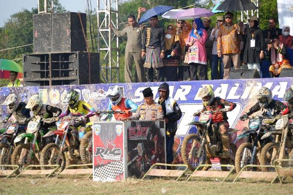 Dihadiri Plt Bupati, Selain Balimau Kasai, Motor Cross Jadi Agenda Rutin Muara Lembu