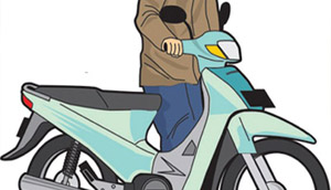 Yamaha Mio Lesap Dibawa Kabur Pencuri