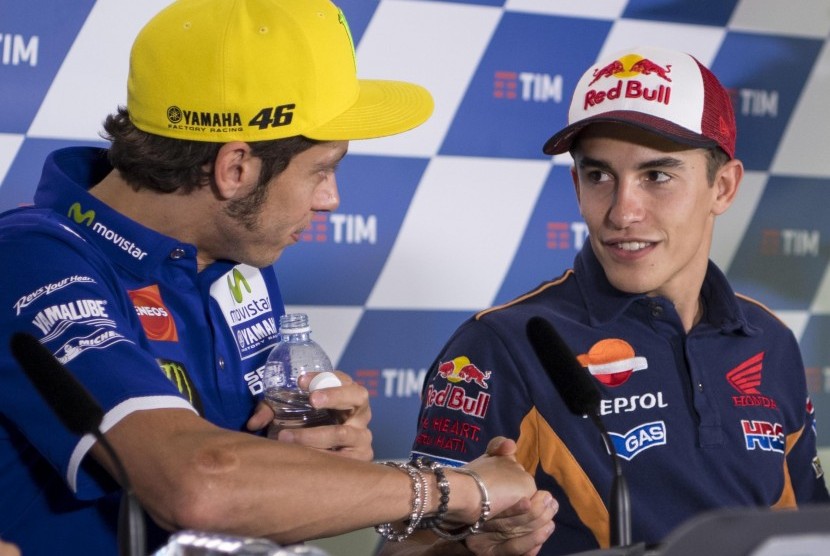 Tekad Marquez Hentikan Langkah Rossi