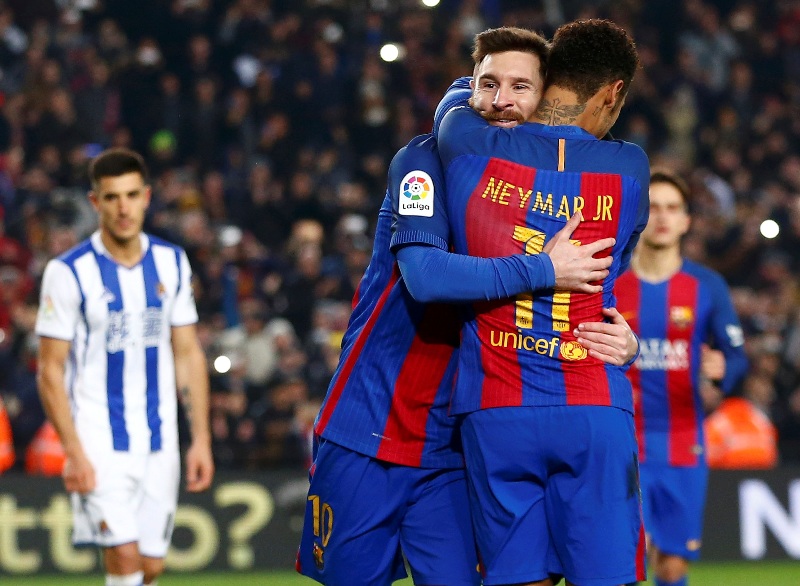 Messi Gagal Cetak Gol ke Gawang Atletico Madrid