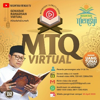GNM Adakan Lomba MTQ Virtual, Siapkan Hadiah Uang Tunai Jutaan Rupiah, Ayo Ikutan Ngaji!!! 