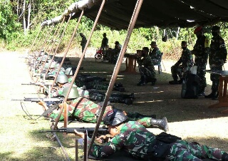 Tingkatkan Kemampuan Prajurit, Paskhas Lakukan Berbagai Lomba