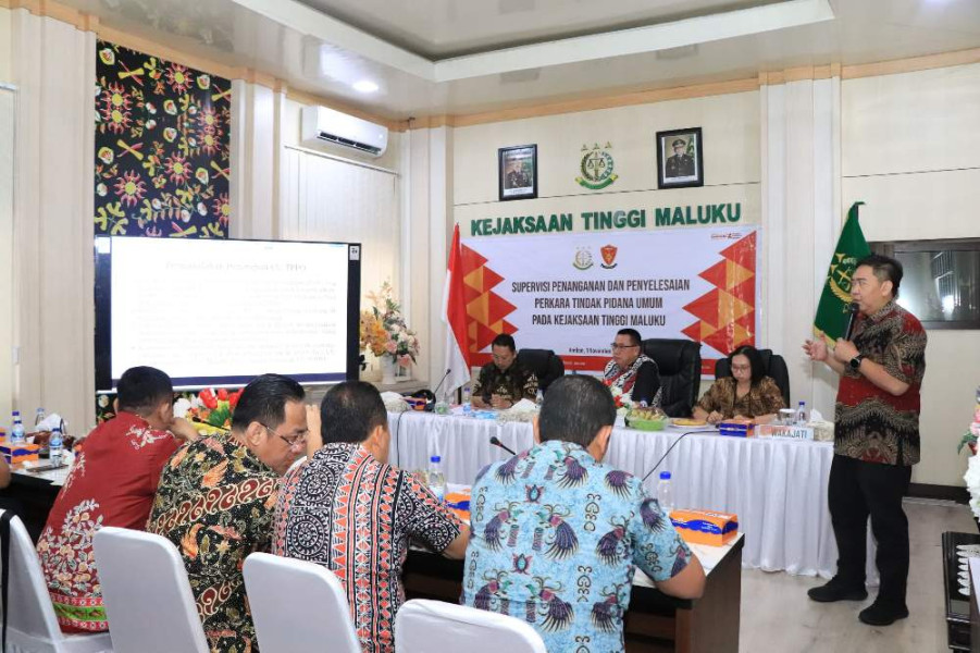 Direktur Tindak Pidana Terorisme dan Kejahatan Lintas Negara Kejagung Kunker ke Kejati Maluku