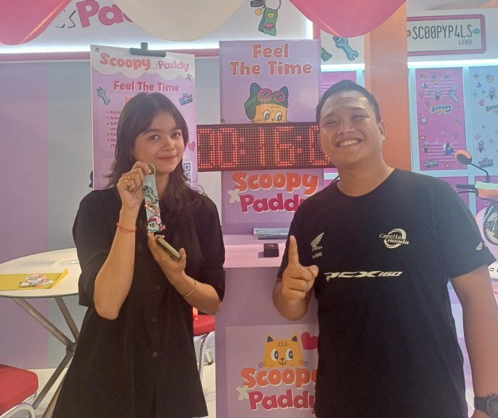 Capella Honda Hadirkan Booth Scoopy x Paddy di Mal SKA Pekanbaru