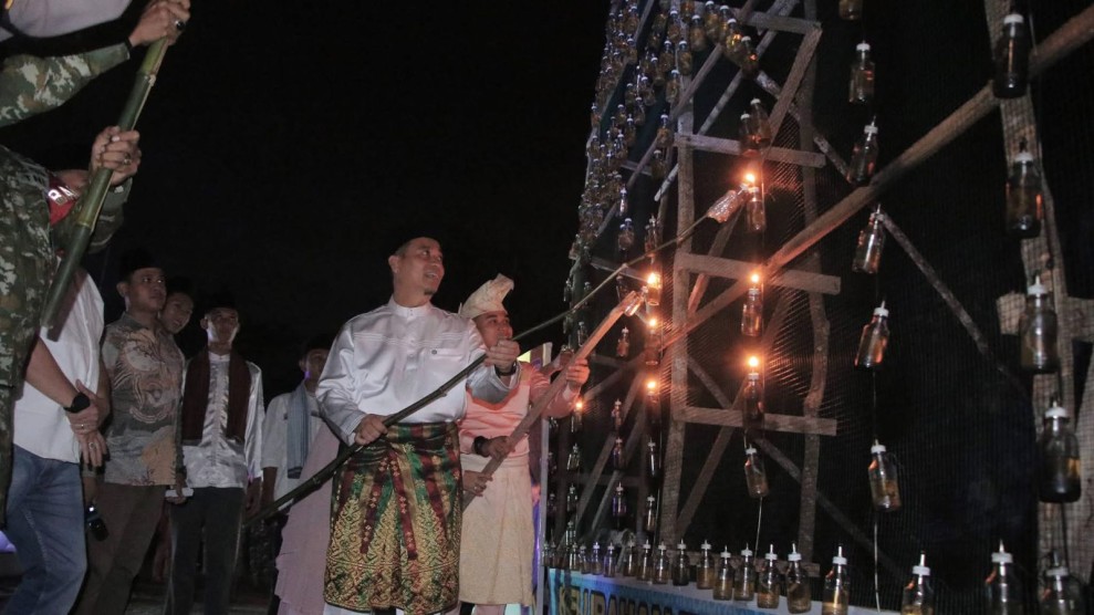 Wawako Berikan Apresiasi, Festival Lampu Colok Meriahkan Ramadan di Bukit Raya Pekanbaru