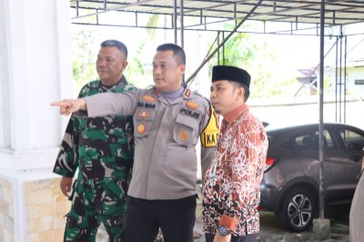 Pasca Pilkada Kapolres Rohil Tetap Lakukan Pengamanan Kotak Suara di KPU Kabupaten