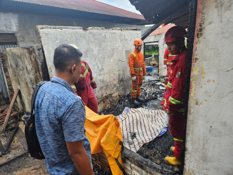 Kebakaran Rumah di Jalan Kapling Pekanbaru, Satu Orang Meninggal Dunia