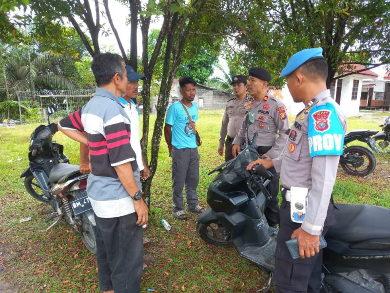 Polsek Minas Jaga Kondusifitas Pasca Pilkada, Ajak Masyarakat Tetap Rukun