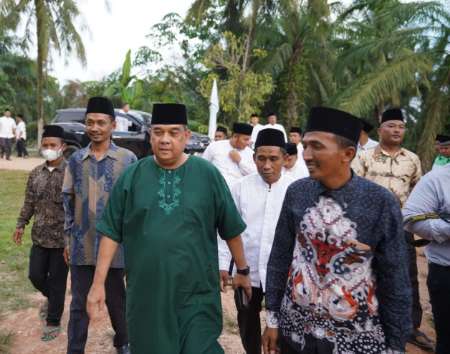 Ketua Masjid Al Hidayatul Manar Suak Temenggung Terima Kasih Dikunjungi Wagubri Edy Natar 