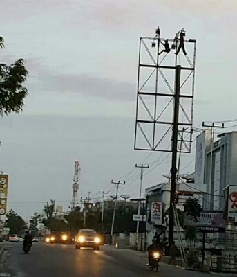 Billboard tak Berizin Segera akan Dipotong 