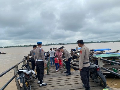 Polisi Minta Masyarakat Pelabuhan Enok Tidak Terprovokasi Berita Hoax Pilkada 2024