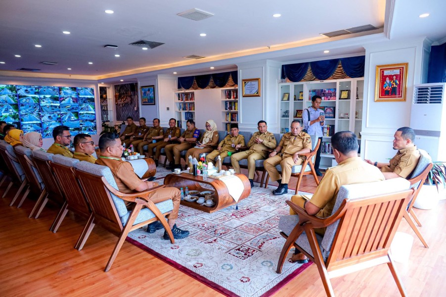 Adopsi Inovasi Pelayanan, Bupati Meranti Matangkan MoU dengan Pemko Pekanbaru