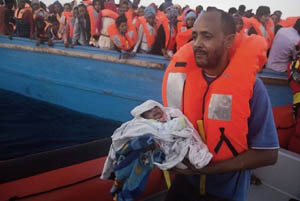  Libya Selamatkan 6.500 Migran Hampir Tenggelam
