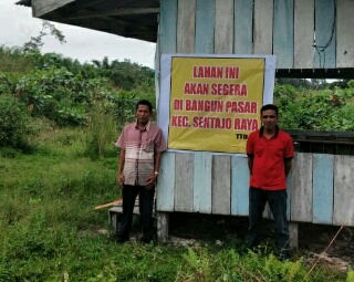 Masyarakat Kecamatan Sentajo Raya Harapkan Pembangunan Pasar Segera Terealisasi