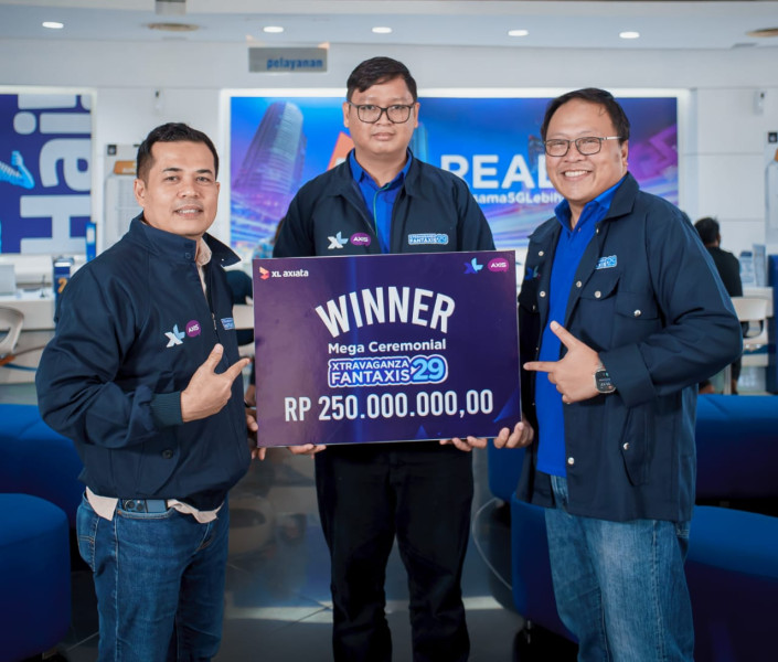 Program Kuis Xtravaganza/FantAXIS, Pelanggan XL Axiata Asal Palembang Raih Hadiah Rp 250 Juta