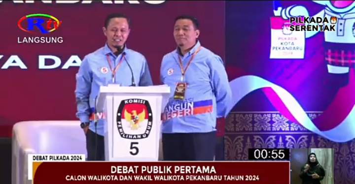 Kasus Dugaan Penelantaran Istri dan Anak Jadi Sorotan dalam Debat Pilwako Pekanbaru, Agung Nugroho Irit Bicara