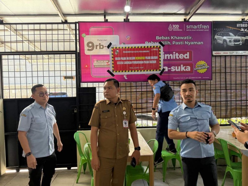 Sebab Sejumlah Restoran Disegel, Ini Penjelasan dari Bapenda Pekanbaru